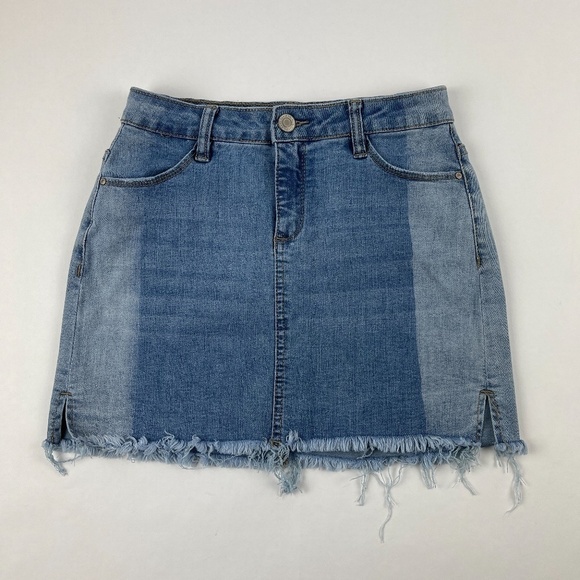 Papaya Womens Skirt, Denim High Rise Small - Picture 2 of 8